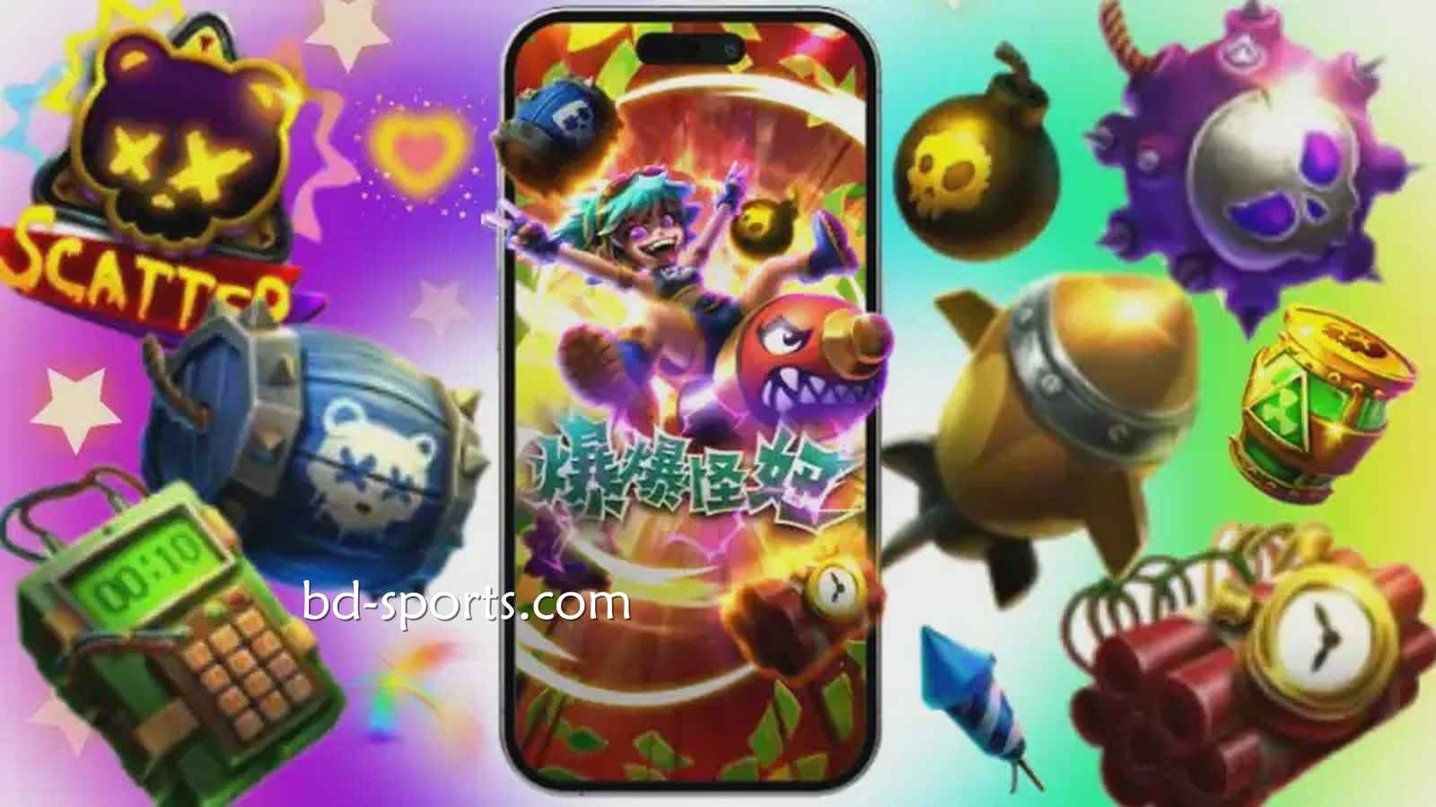 《爆爆怪妞》老虎机奖金最高达51000倍,宝岛玩家一定得玩!!!
