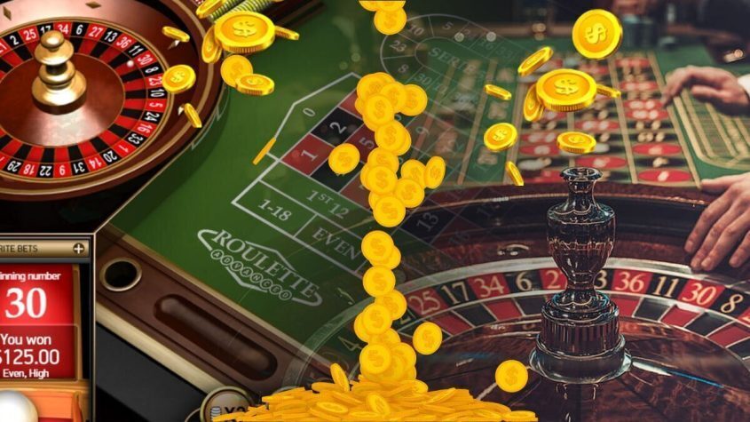 Roulette, Tables, Coins, Dice, Winner
