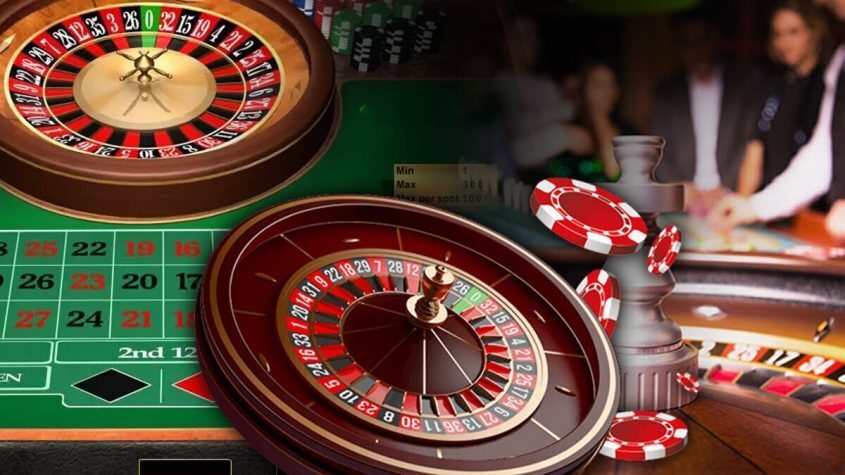 Roulette, Dealer, Chips, Table, Board, Red, Black